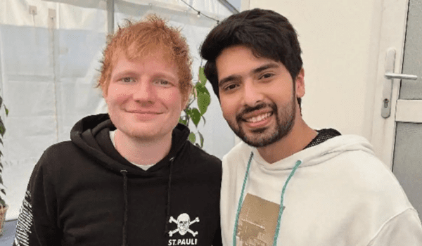 Ed Sheeran is back in India and Bollywood has claimed him again: Singer dances to Butta Bomma with Armaan Malik.