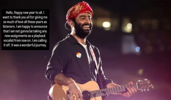 Arijit Singh Steps Back from Playback Singing but Will Continue Making Music