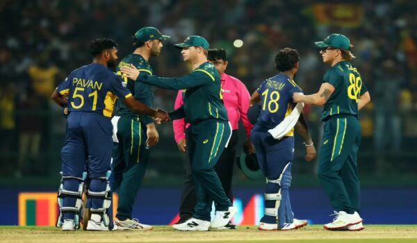 ICC Men’s T20 World Cup: Australia national cricket team on brink as Sri Lanka national cricket team storm into Super 8s