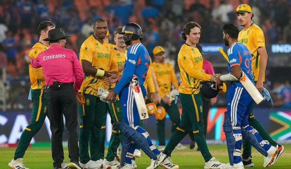 South Africa Halts India’s Undefeated Streak in Super 8 Opener