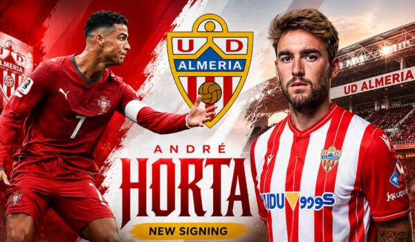 Cristiano Ronaldo’s Almeria Sign Midfielder Andre Horta on Permanent Deal